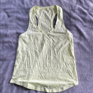Lululemon Yellow Green Active Tank | no size dot (probably 4 or 6)